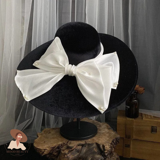 Classic Black Velvet Hat